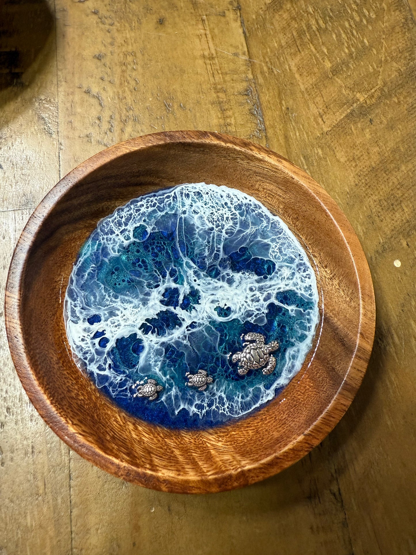 Wood ring dish