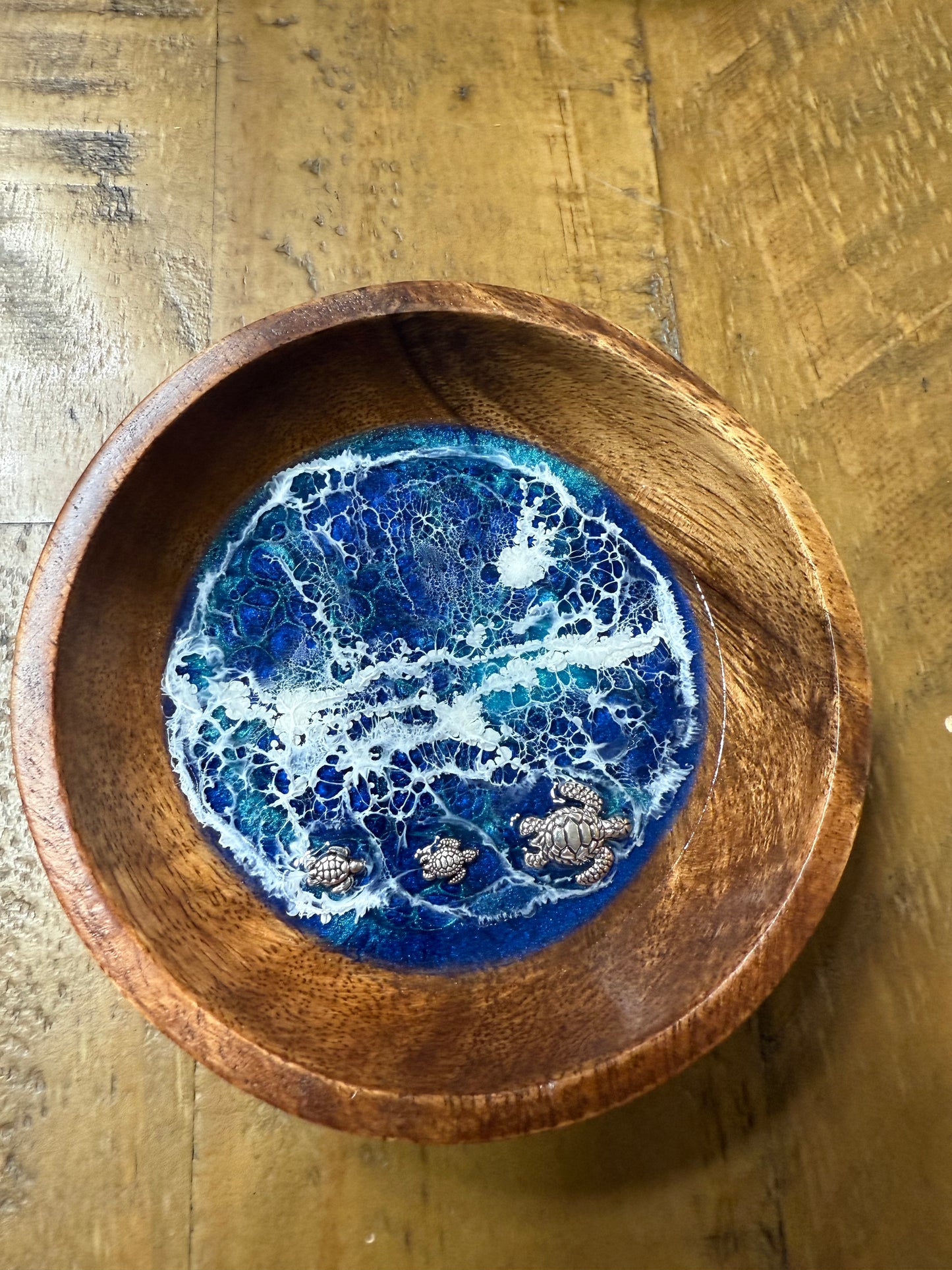 Wood ring dish