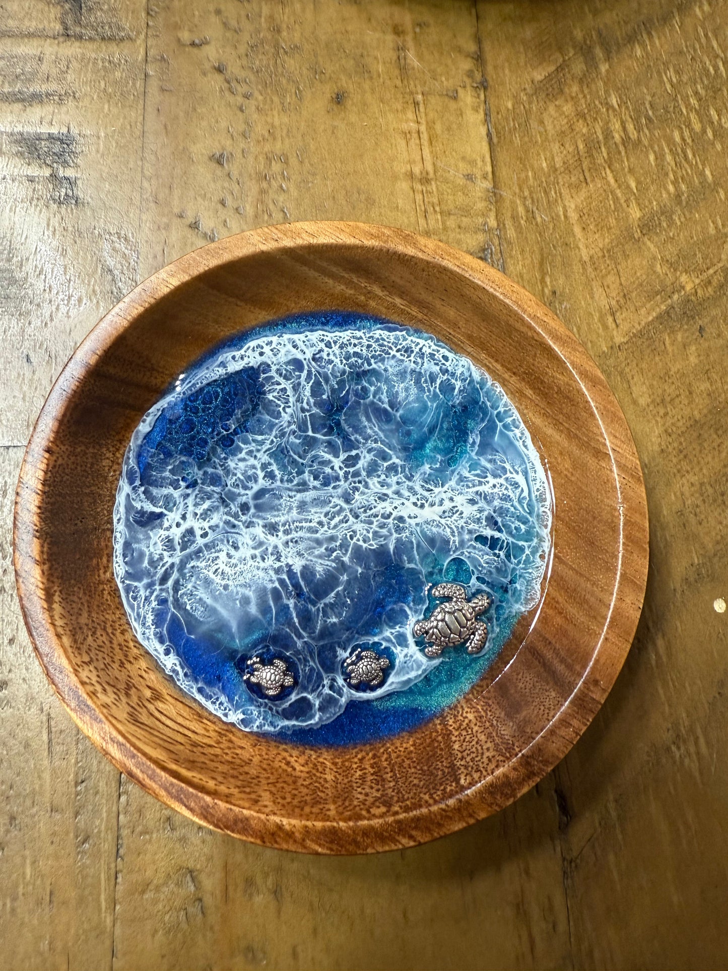 Wood ring dish